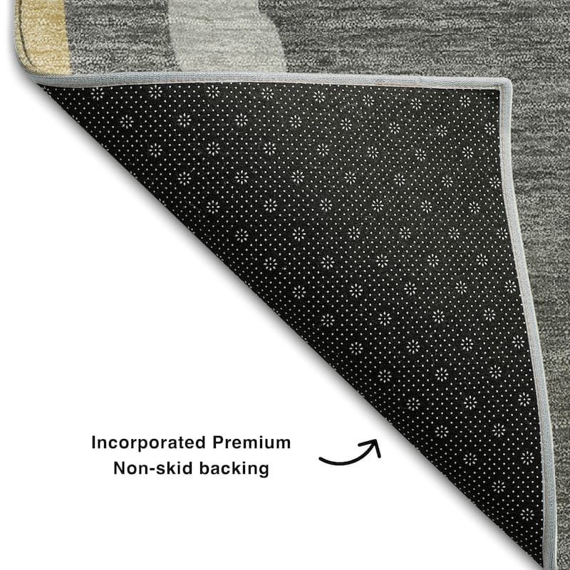 Premium Washable Super Soft Mid Century Modern Mayfield Rug