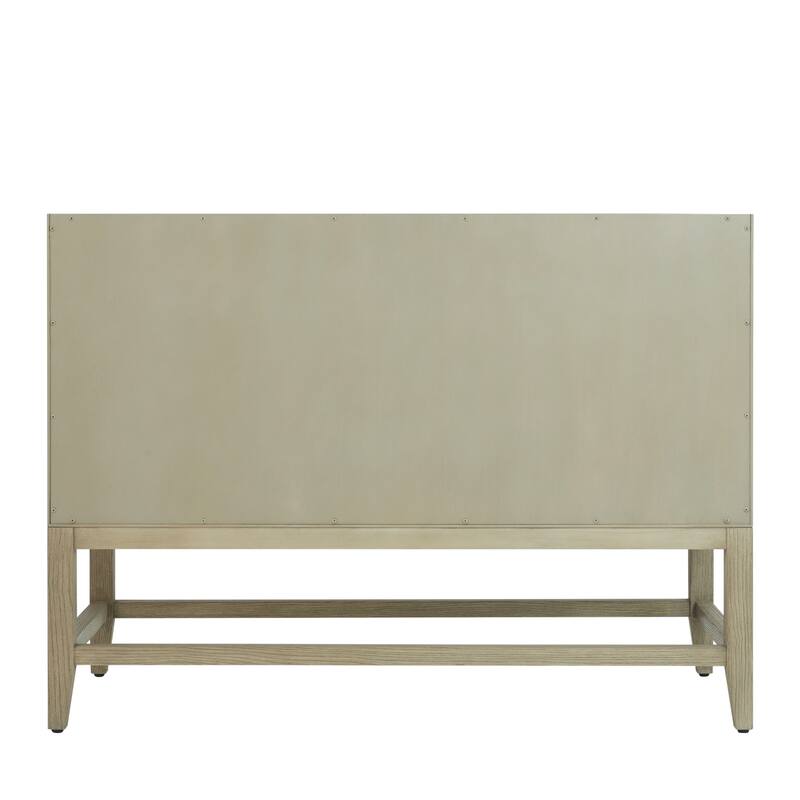 Emmeline 48" Single Vanity, Pebble Oak w/FreePower Wireless Charger