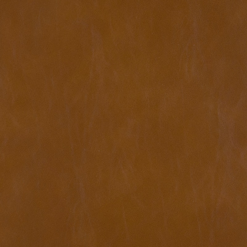 Frances 35" Faux Leather Living Room Chair - Brown Finish Exposed Feet