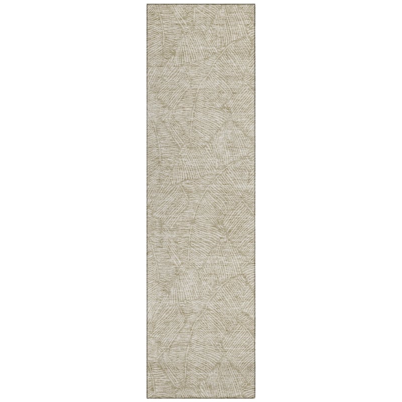 Machine Washable Indoor/ Outdoor Chantille Tropical Palm Rug