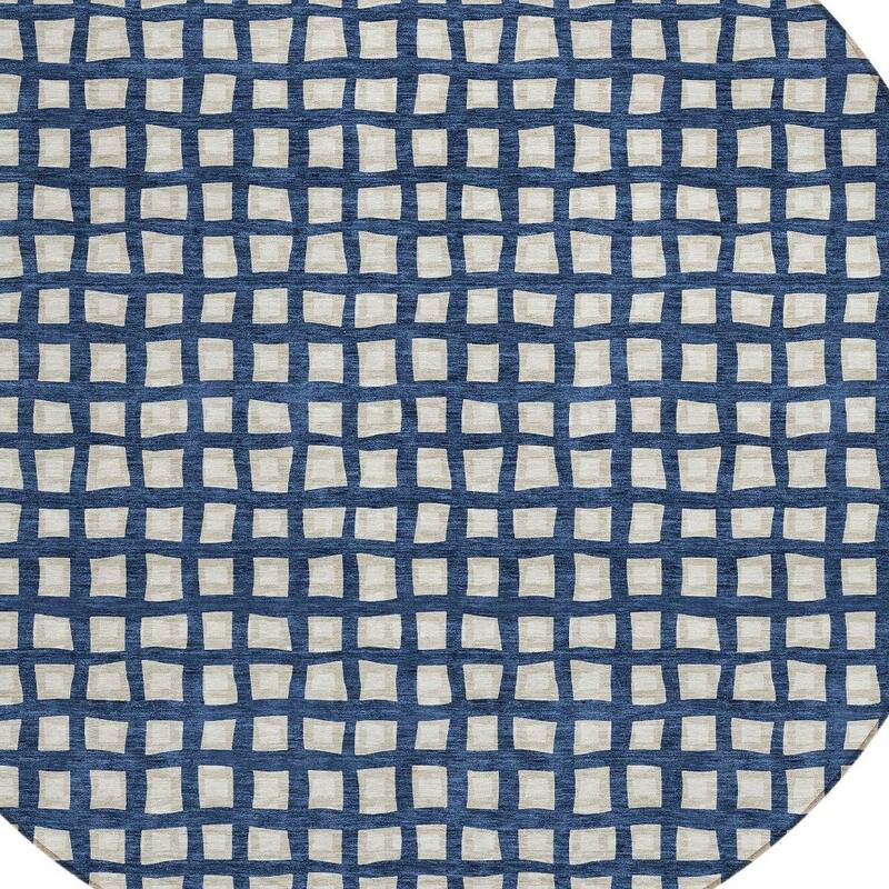 HomeRoots Geometric Transitional Rectangle Outdoor Rug