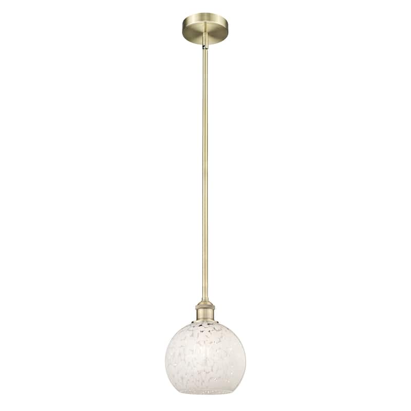 Innovations Lighting 616-1S 10 8 White Mouchette Pendant White