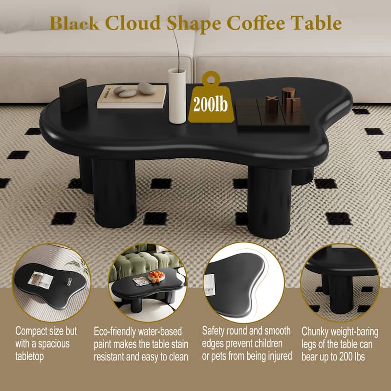 Modern Cloud Shaped Coffee Table for Living Room