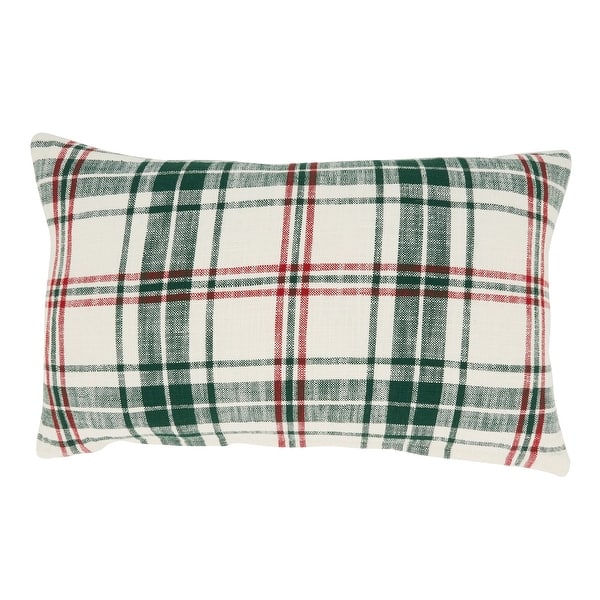 slide 2 of 6, Classic Charm Plaid Throw Pillow Cover Only - 13"x20"