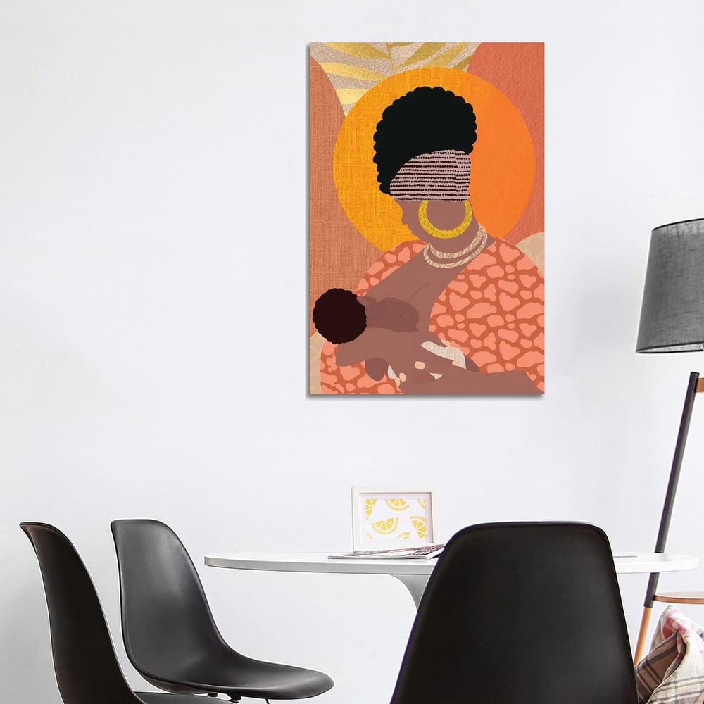 iCanvas "Nursing Mother" by Sagmoon Paper Co. Canvas Print