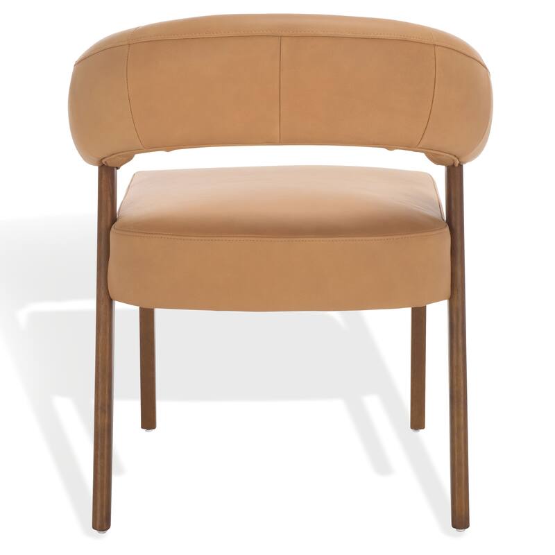 SAFAVIEH Couture Jarvis Curved Back Dining Chair, Fully Assembled - 26"W x 26"D x 31"H