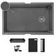 preview thumbnail 2 of 13, STYLISH 33 inch Stainless Steel 16G Workstation Sink Dura-Tek Finish