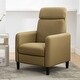 preview thumbnail 33 of 31, Modern PU Leather Adjustable Recliner Chair Glider for Living Room Home Theater