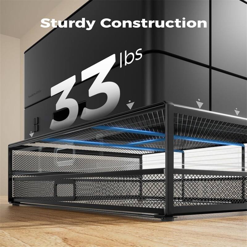 2 Tier Monitor Stand - 15.75"D x 12"W x 4.61"H