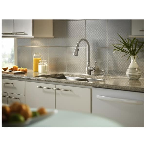 Shop Moen Ca87003srs Anabelle Single Handle Kitchen Faucet
