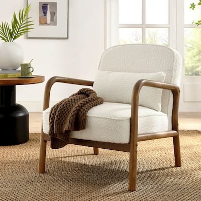 Charlie Boucle Upholstered Armchair