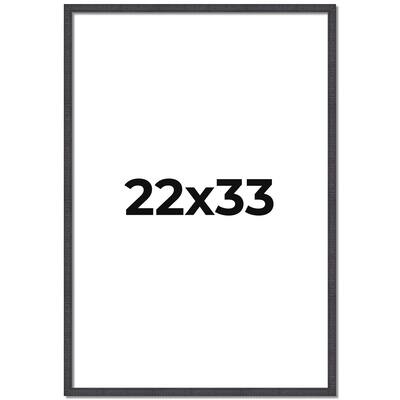 22x33 Frame Brown Solid Wood Picture Frame - Complete Modern Photo