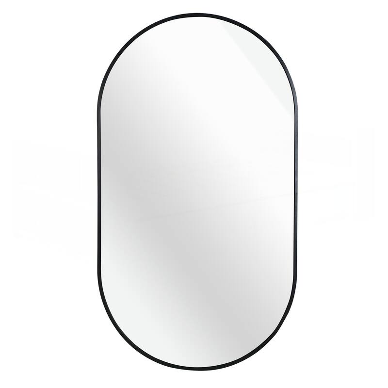 20 x 28 Inch Metal Oval Mirror