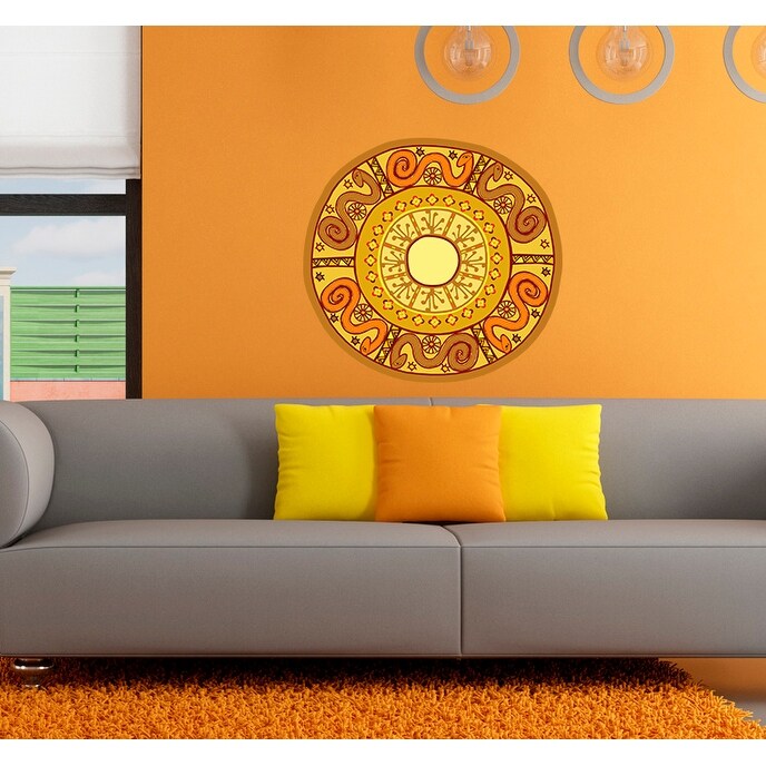 Boho Circle Design Wall Decal, Boho Circle Design Wall-image