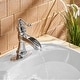 preview thumbnail 26 of 36, Vibrantbath Waterfall Bathroom Sink Faucets Deck Mount Lavatory