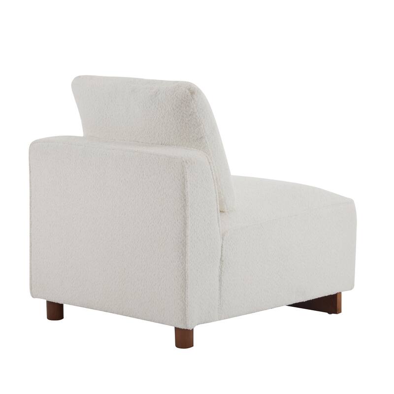 Christopher Knight Home Beige 102" Sectional Modular Sofa with Ottoman