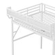 preview thumbnail 40 of 56, High Loft Bed Metal Bed Frame with Stairs Built-in Shelves and Wardrobe, Side Grid Rack, Light, Charging Station and Desk