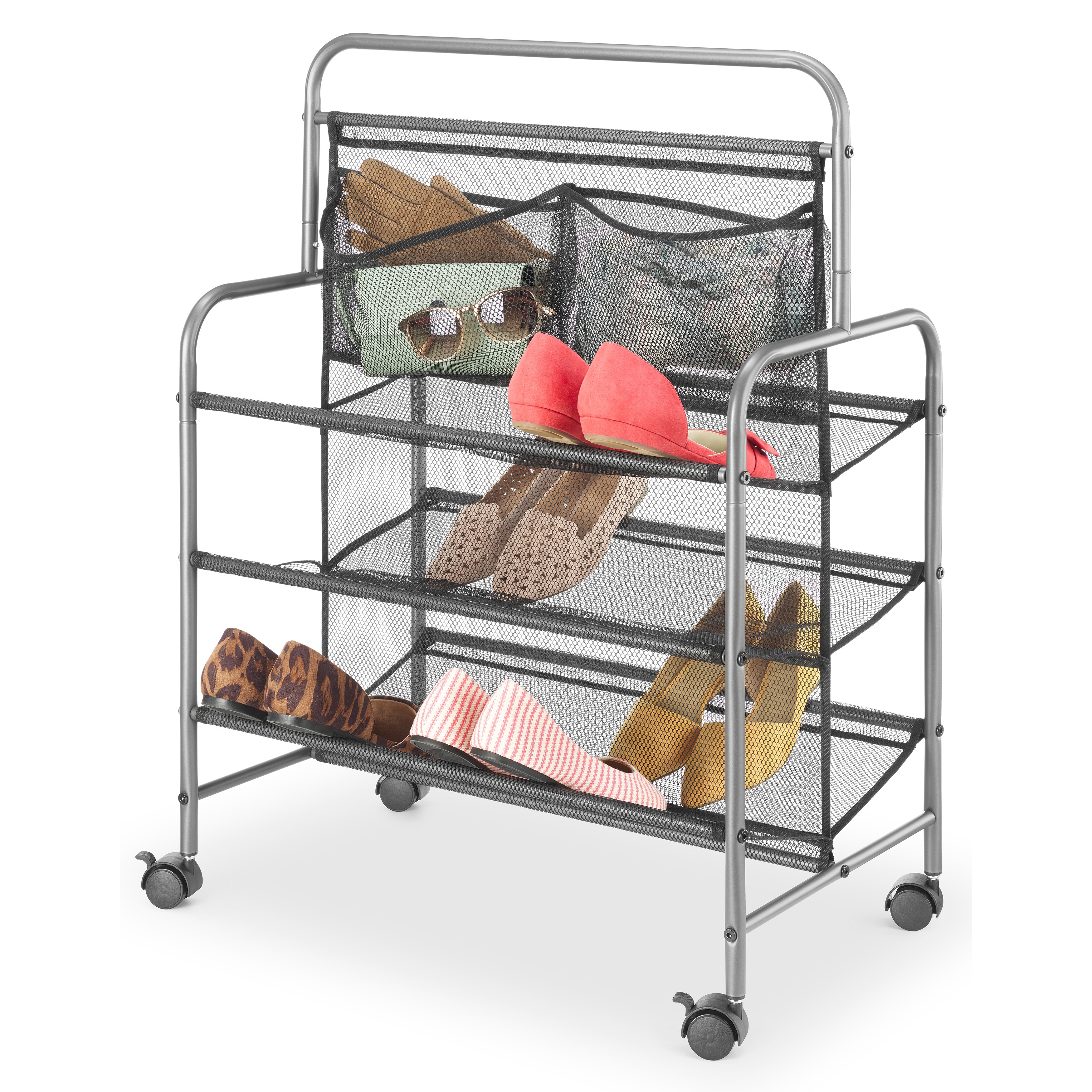 Whitmor 2 Sided Rolling 18 Pair Shoe Rack On Sale Bed Bath Beyond 38311626