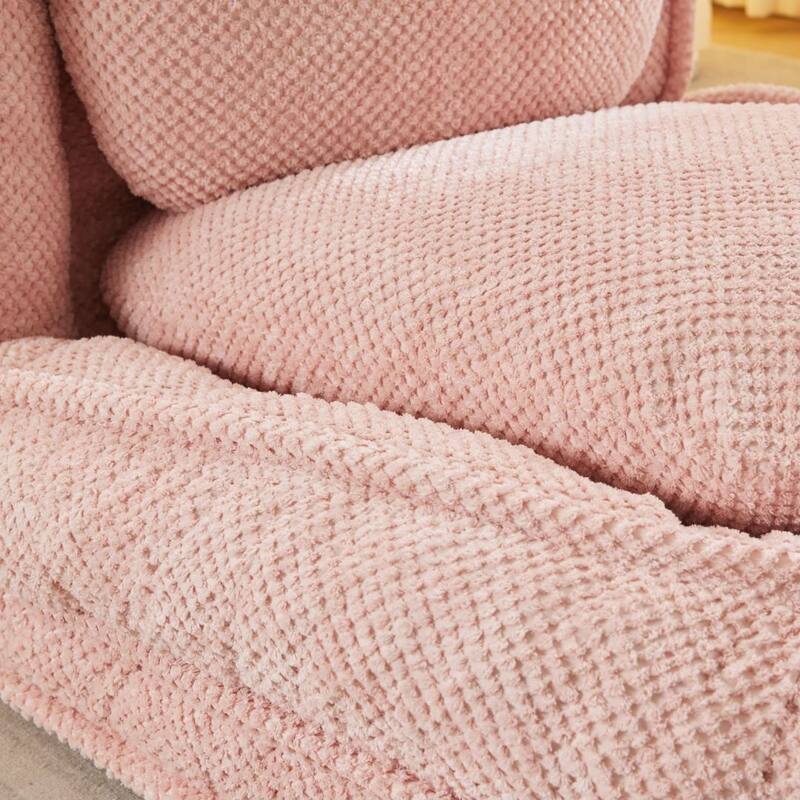 Modern Convertible Accent Chair, Adjustable Floor Lazy Sofa Couch
