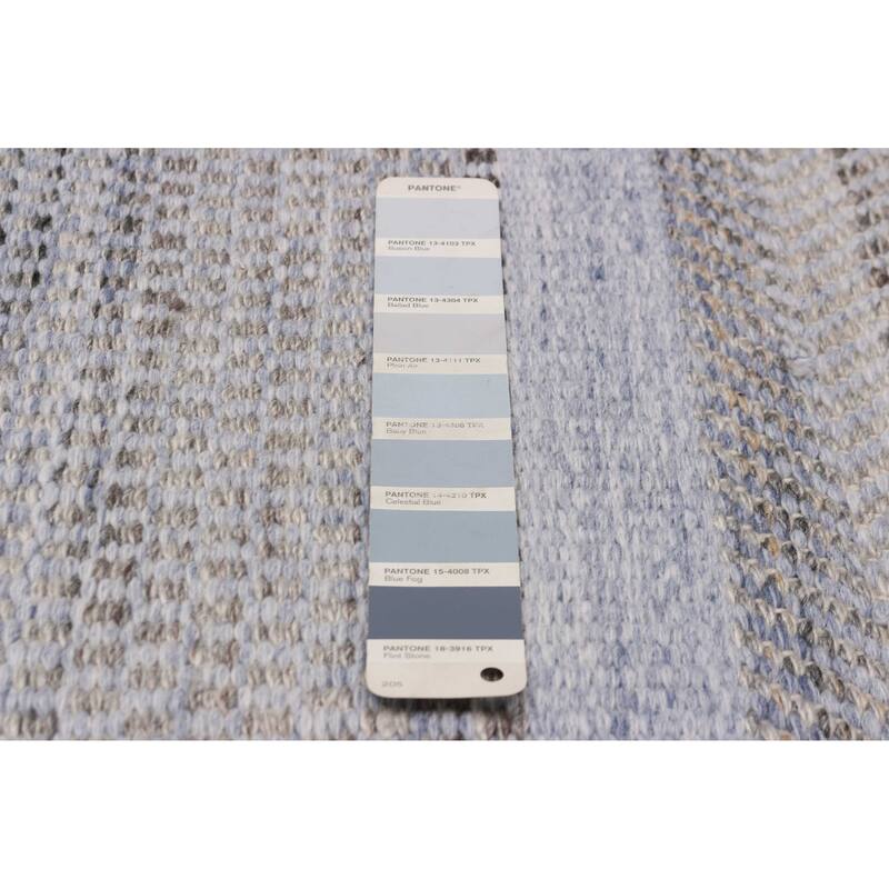 Nevada Denim Blue Kilim 5'0" x 7'8" - 5'0 x 7'8