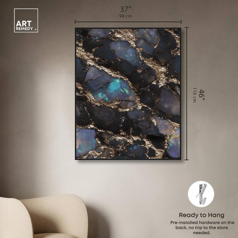 Astral Firelight Canvas by Art Remedy