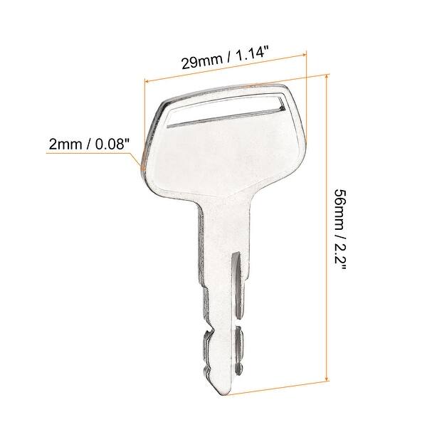 Equipment Key, Machinery Ignition Keys for Tractors (CH12206) 2Pcs