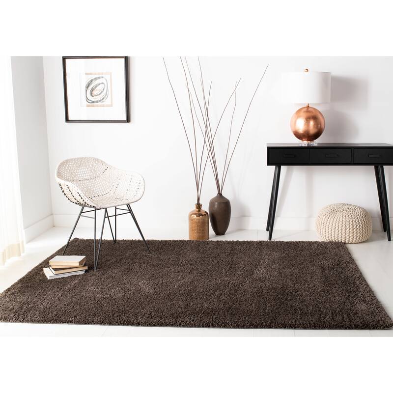 SAFAVIEH August Shag Solid 1.2-inch Thick Area Rug
