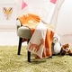 preview thumbnail 1 of 0, SAFAVIEH Baby Collection Titan Throw - Orange - 32" x 40" - 32" x 40"