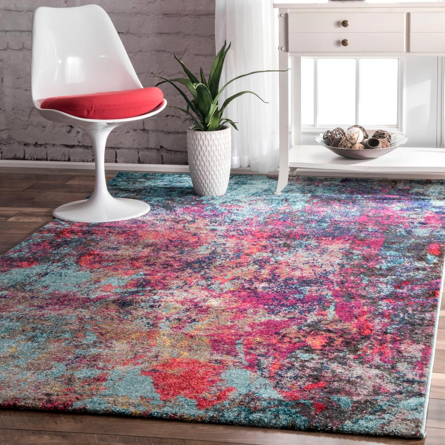 Shop The Curated Nomad Stella Multicolor Abstract Area Rug On Sale Overstock 20352270