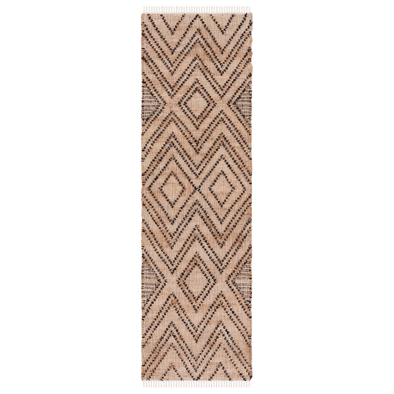 SAFAVIEH Flatweave Natural Fiber Sadia Geometric Jute Rug