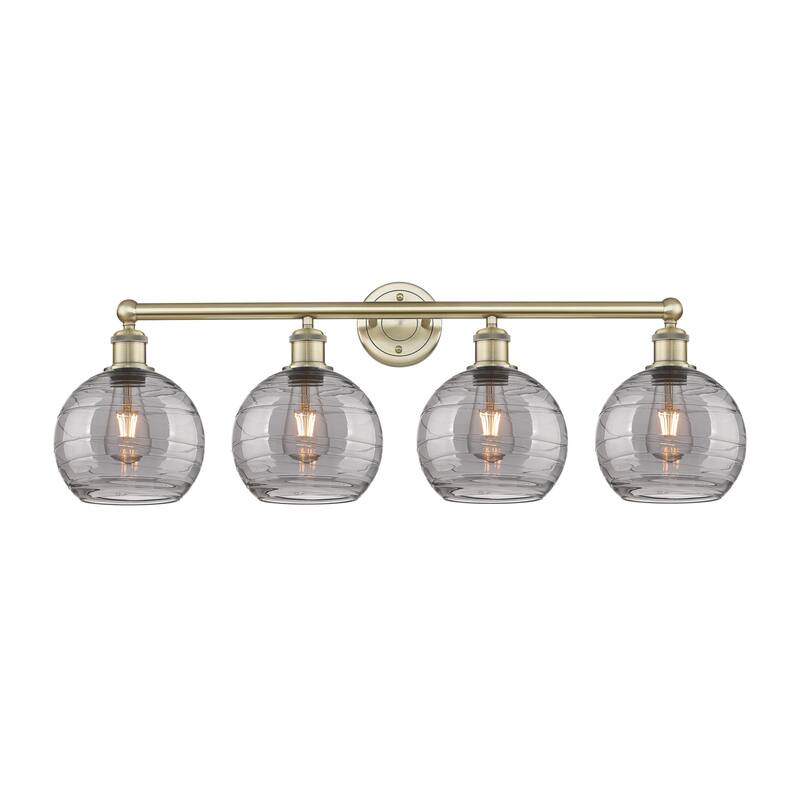 Innovations Lighting Athens Deco Swirl - 4 Light 35" Bath Vanity Light