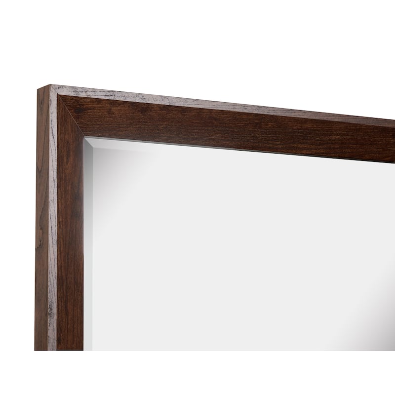 Magnussen Home Llewellyn Columbian Walnut Dresser with Portrait Mirror