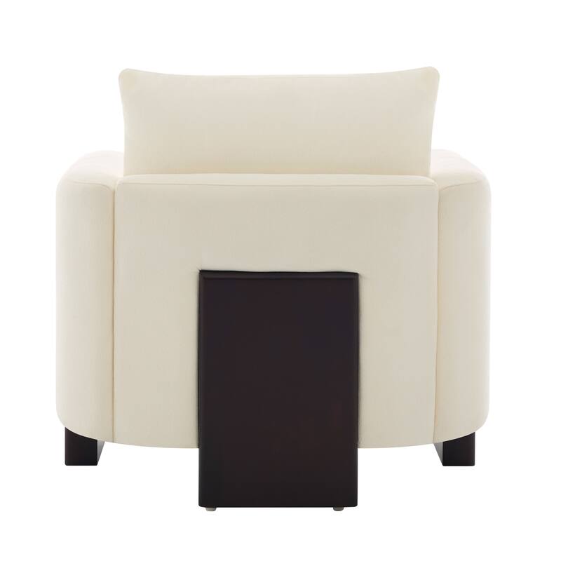 Christopher Knight Home - American Modern 3-Seater Upholstered Sofa and 2 Accent Chairs Set with Rubberwood Legs