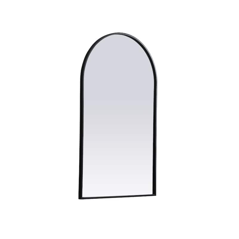 Indigo Home Metal Frame Arch Mirror 24x40 Inch