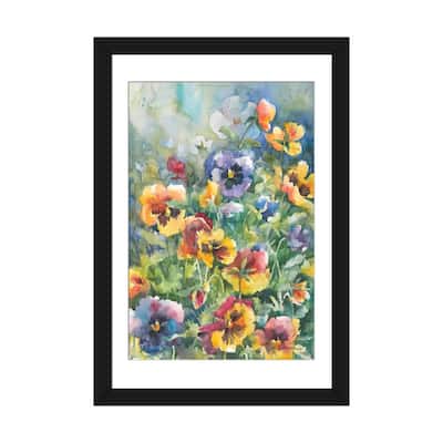 iCanvas "Picture Perfect Pansies" by Annelein Beukenkamp
