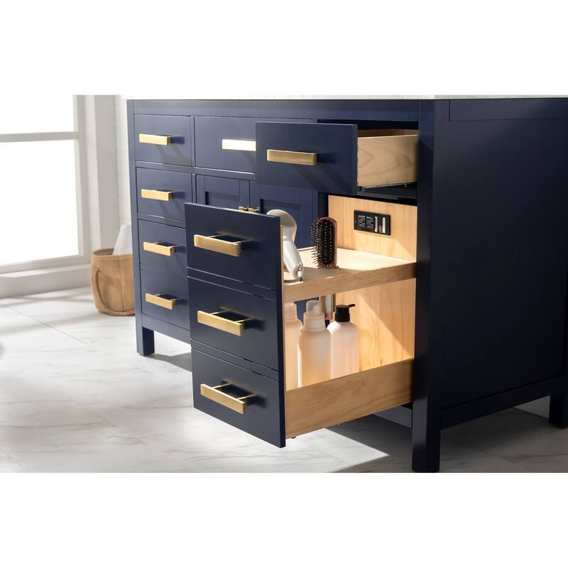 Valentino 54" Single Vanity in Blue