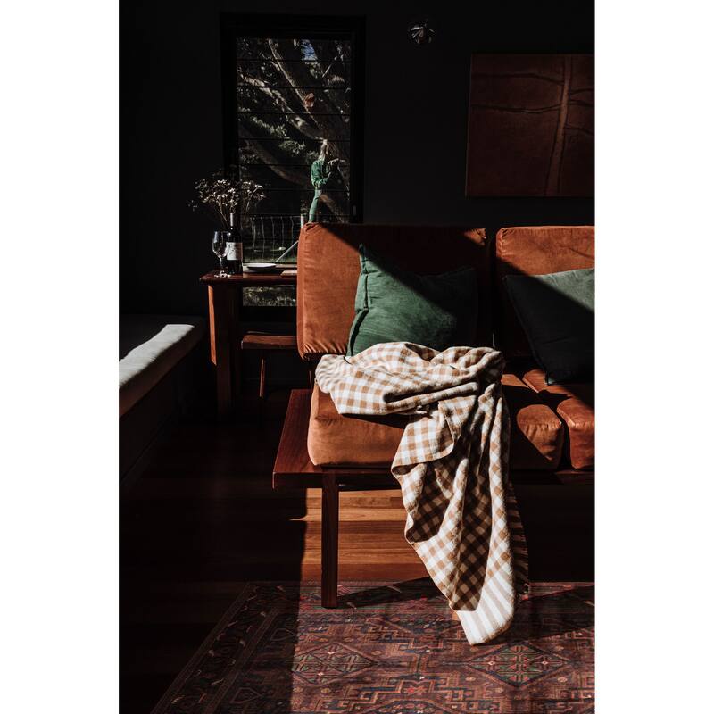 Teimani Brown Rug 3'10" x 6'7" - 3'10 x 6'7