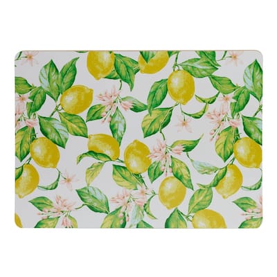 Lemons Cork Placemat 11.5x15.5 (Set of 2)