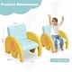 preview thumbnail 2 of 6, Kids Sofa Toddler Couch, Child Armchair with Cute Design for Play Room, Nursery, Gift for 3-5 Years Old