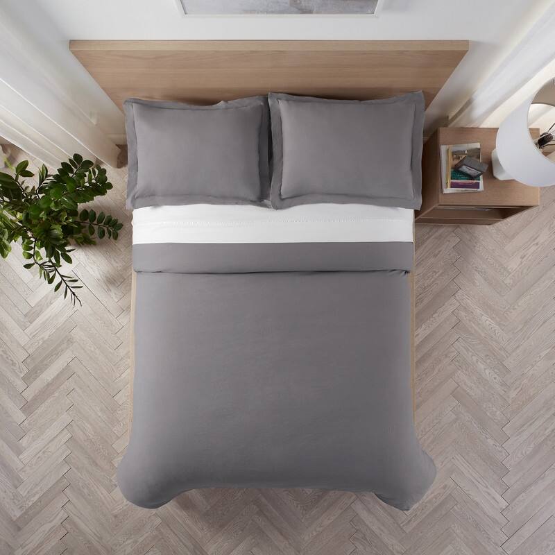 Serta Supersoft Cooling Bed Set, Reversible Duvet Set
