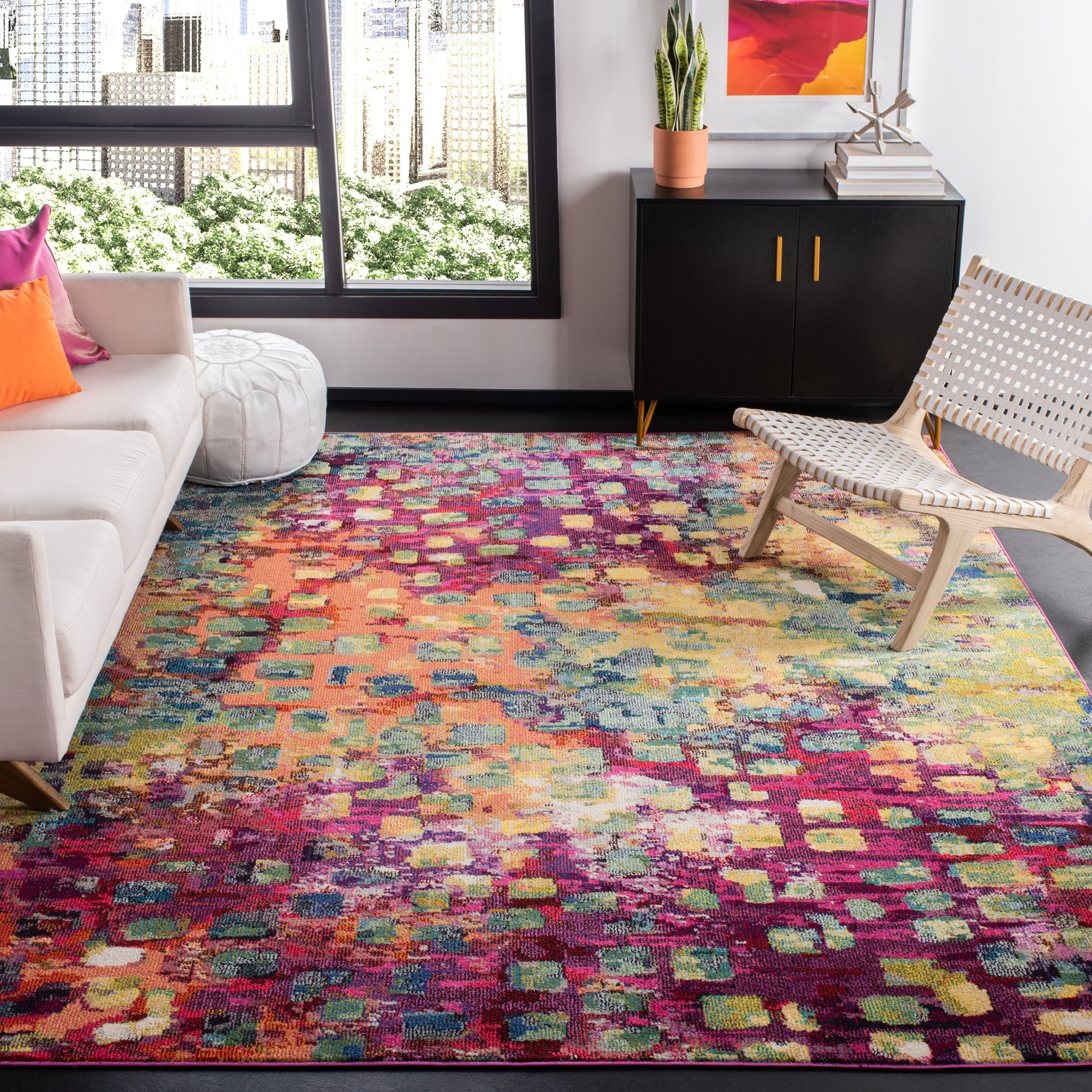 Safavieh Madison Gudlin Modern Abstract Watercolor Rug eBay