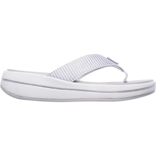 skechers sandals white