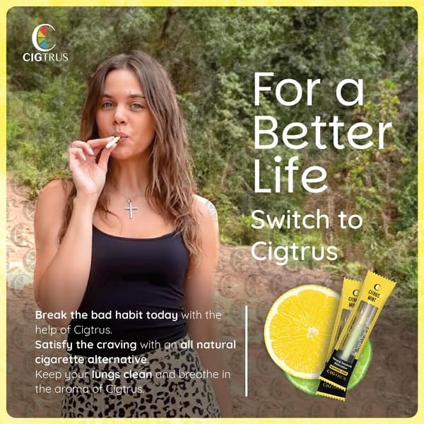 Cigtrus Natural Nicotine Free and Tobacco Free Smoking Alternative - Bed  Bath & Beyond - 42887604