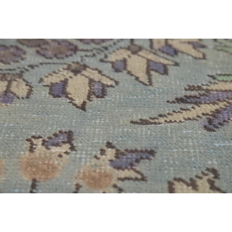 Medallion Tabriz Persian Vintage Rug Oriental Handmade Wool Carpet - 9'3" x 12'4"