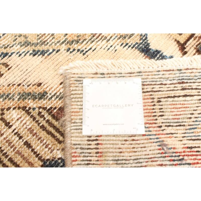 ECARPETGALLERY Hand-knotted Antalya Vintage Beige Wool Rug - 2'8 x 8'6