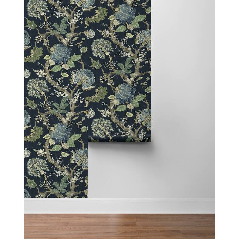 Harry & Grace Jacobean Trail Premium Matte Non-Woven Peel and Stick Wallpaper