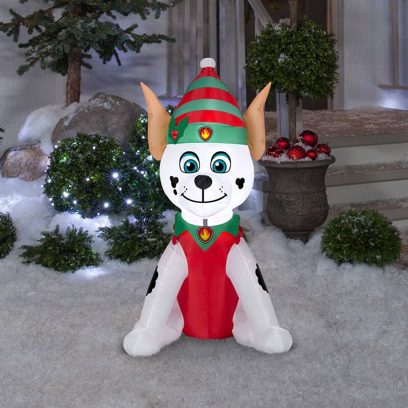 National Tree Company 3.5 ft. Inflatable Elf Paw Patrol Marshall Dalmatian - 3.5 ft
