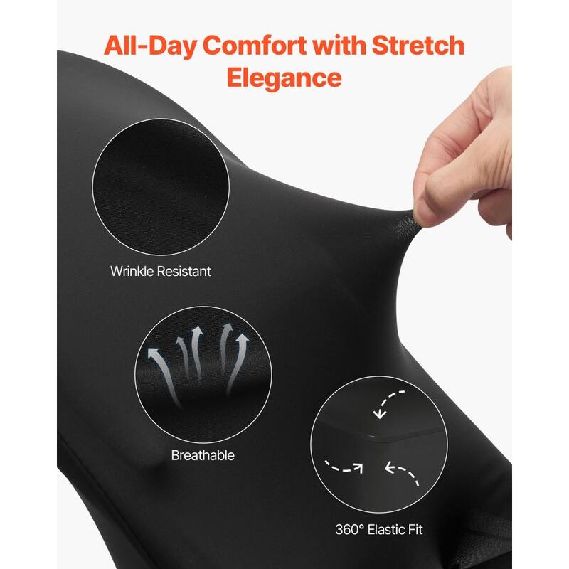 Stretch Chair Covers for Folding Chairs Polyester Spandex Elastic Slip On Wedding Party Banquet Event Decor