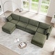 preview thumbnail 16 of 179, Mia Oversized Modular Sectional Fabric Sofa