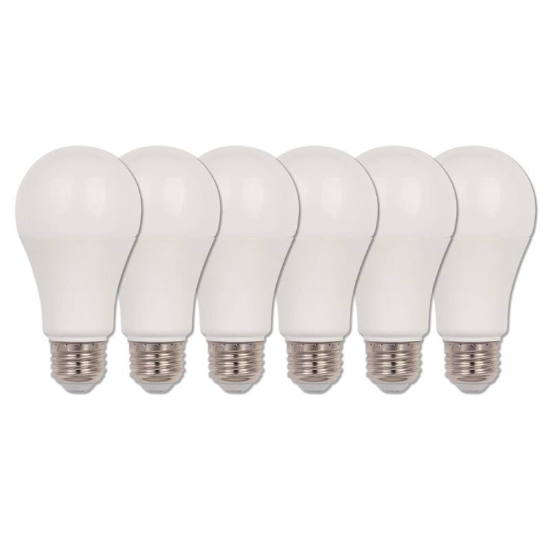 Westinghouse 100-Watt Equivalent Daylight Omni A19 LED Light Bulb with Medium Base - Soft White - 6-Pack